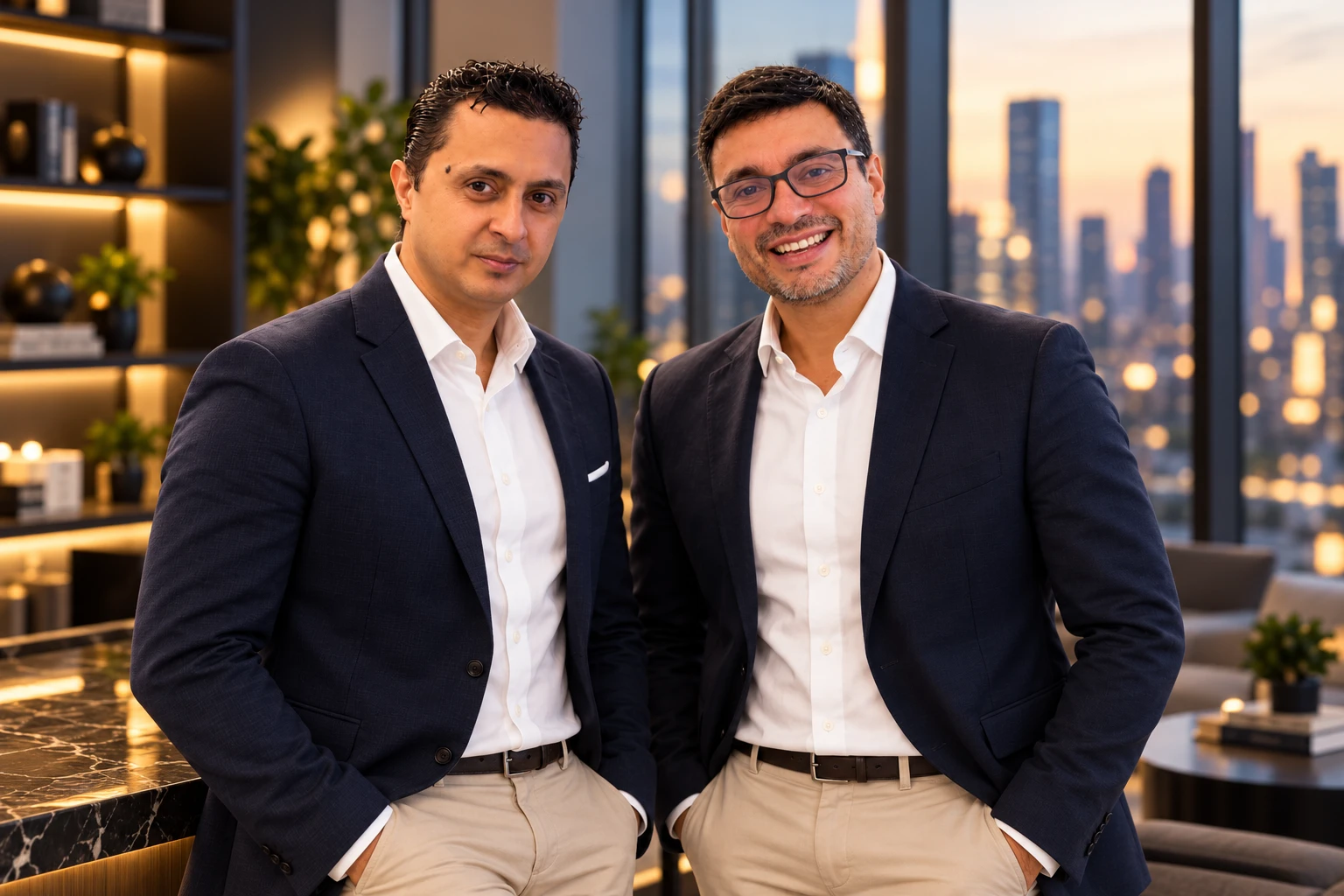 Dariel Alvarez Perez and Jaime Pulido standing together in the DapproServ office